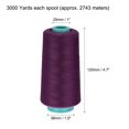 thumbnail image 2 of Unique Bargains 3000 Yards 40S/2 All-Purpose Polyester Sewing Thread (Plum), 2 of 5