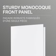thumbnail image 4 of Stelpro MIR1002W Convector Heater 1000W, 23 1/2" x 18", 240 volts (NOT a Plug-In), Built-In Digital Thermostat, MIRAGE Series - Discreet and Sturdy with Monocoque Front Panel, White, 4 of 12