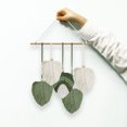 thumbnail image 4 of UNIQUE CREATIV CRAFT Macramé Wall Décor Kit - Leaves, 1 pc, Age 8+, Beginner, 33 × 53 cm (20.9 in), 4 of 4