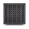 thumbnail image 1 of Registre d'Aération de Plancher en Fonte 10′′ x 10′′ – Conception Robuste de Style Tudor Mushroom, Couvercle d'Aération Fait à la Main Sans Rouille avec Amortisseur Ajustable – Grille CVC Repeignable Enduite de Poudre pour Planchers et Murs, 1 of 8
