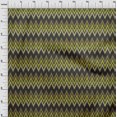 thumbnail image 3 of oneOone Georgette Viscose Fabric Chevron Ikat Print Fabric BTY 42 Inch Wide, 3 of 4