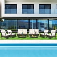 thumbnail image 1 of Costway Ensemble de Conversation en Rotin d'Extérieur 8 Pcs Ensemble de Canapé en Rotin pour Patio avec Housse de Protection, 1 of 10