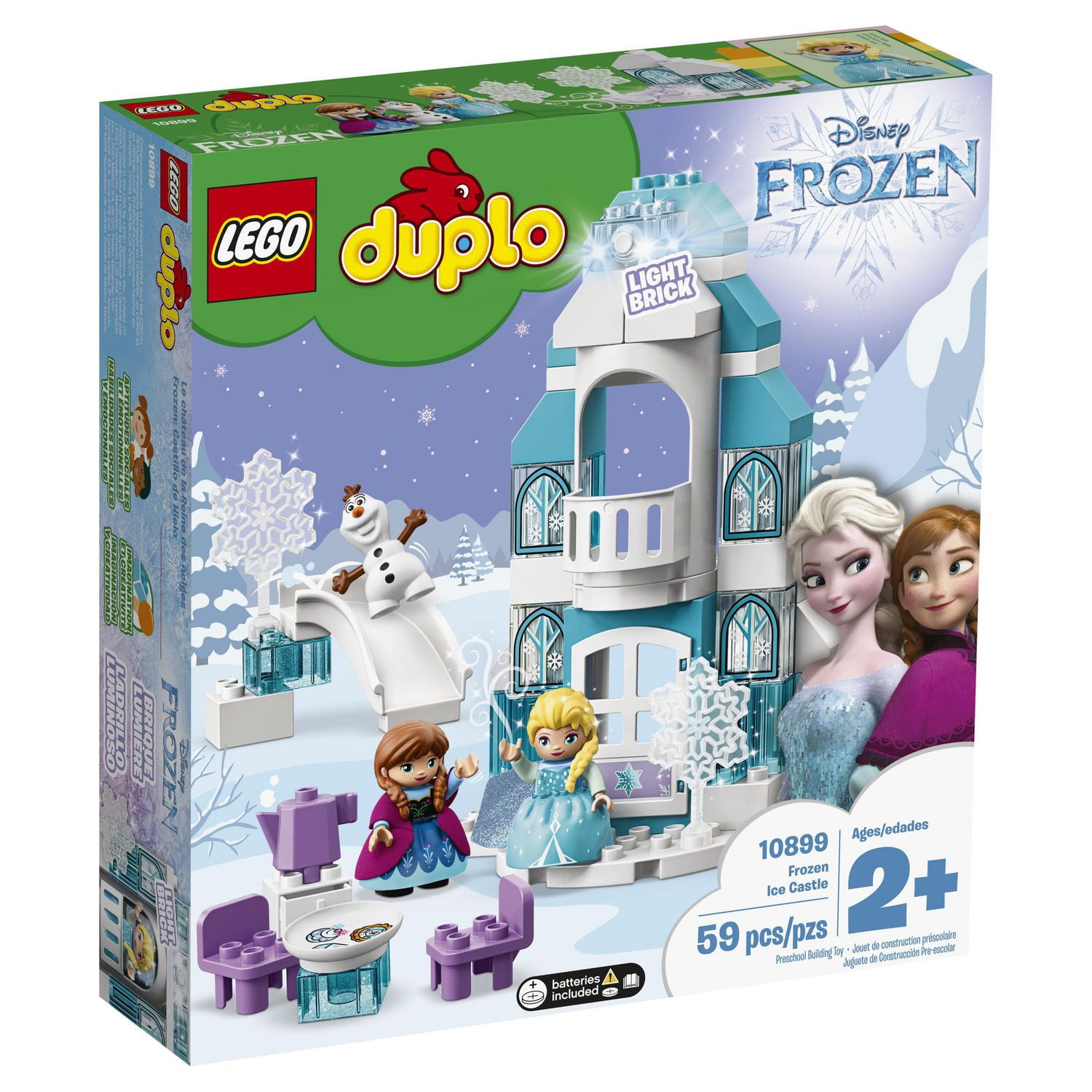 LEGO DUPLO Disney Frozen Ice Castle 10899 Toy Building Kit (59 Piece)