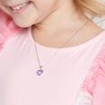 thumbnail image 5 of Ornez Votre Petite Fille avec le Collier en Argent TheJewelryHut Cœur de Designer pour Enfants avec Zircons Cubiques, 5 of 5