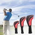 thumbnail image 4 of Golf Club head cover #1 3 5 Driver Woods Headcovers Hybrid head cover, 4 of 8