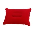 thumbnail image 1 of W-539 Red Inflatable Plush Napping Pillow Rectangular Large Outdoor Camping Cushion Travel Comfort Pvc Material #t752t, 1 of 7