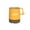 Yellow, variant on Portable Camping Cup, Outdoor Coffee Mug with Hollowed-Out Handle and Hanging Hole, Lightweight Reusable Water Cup for Camping, Hiking, Picnics and Home Use