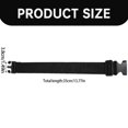 thumbnail image 3 of Clearance! Sweet Home Farm 1 Black Portable Simple Fashionable Belt Extender for Fanny Pack Strap Extension Waist Bag Belts Belt Extender for Fanny Pack Luggage and Waist Packs One Size Black, 3 of 8