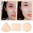 thumbnail image 4 of GXFCAI 1pc Super Soft Triangle Round Square Sponge Makeup Puff Blush Makeup Use Puff PU Dry Dual Cushion T Wet Puff Foundation, 4 of 8