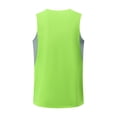 thumbnail image 5 of JDQJBZ Men's Tank Undershirts Solid Color Crew Neck Ice Silk Cool Tops, 5 of 5
