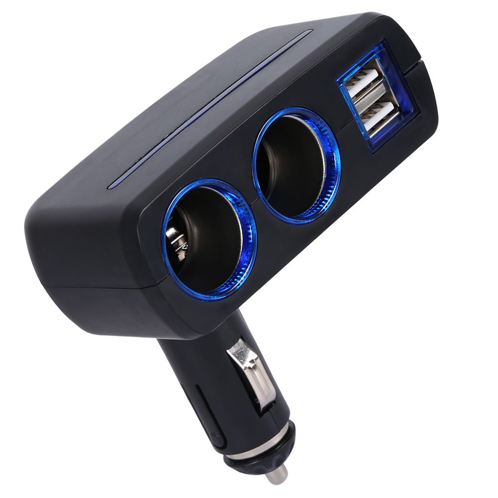 Car Cigarette Lighter Socket Adapter Spliter Charger DC Power