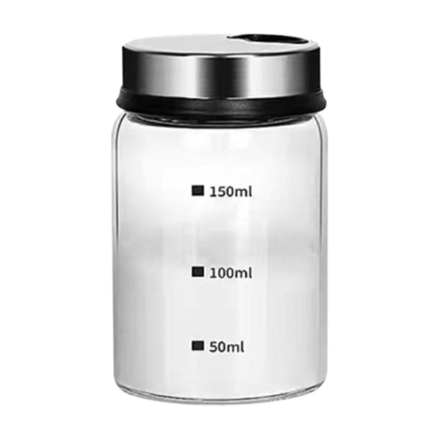 Pepper Shakers With Adjustable Outlet Holes Clear Glass Shaker Bottles Spice Seasoning Cans For Kitchen Decor