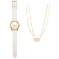 thumbnail image 3 of Ladies  white strap Watch and Necklace, 3 of 3