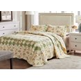 thumbnail image 1 of Greenland Home Bliss 100% Cotton Authentic Patchwork Quilt Set, Twin, 1 of 1