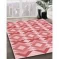thumbnail image 3 of Ahgly Company Tapis Rectangulaire Lavable en Machine Intérieur Transitionnel Rose, 8 Pieds x 10 Pieds, 3 of 7