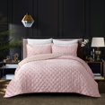 thumbnail image 1 of Grace Living Xavion Crushed Velvet Comforter Set - Soft and Shiny, 1 of 5