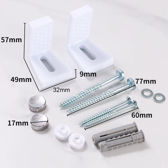 Ensemble de Boulons d'Ancrage pour Bidet de Toilette, Kit de Réparation de Poêle sur Plancher, Fixations de Réparation, Vis de Raccord