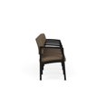 thumbnail image 4 of Lenox Steel Reception Waiting Room 4 Seats Chair / Black Steel / Brown, 4 of 5