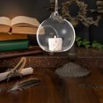thumbnail image 4 of 5pcs Hanging Glass Bauble LED Tea Light Holder Decorative Sphere Balls for Holiday Party Decor, 4 of 9