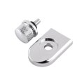 thumbnail image 4 of Rear    Tab Cover Screw Motorcycle   Tab Screw Mount Knob Cover Silver/Black, 4 of 8