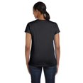 thumbnail image 3 of Hanes 5680 T-Shirt Col Rond Femme Coupe Décontractée Jersey Comfortsoft Taille Grand, Noir, 3 of 3
