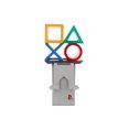thumbnail image 1 of Exquisite Gaming Sony: Playstation Heritage Cable Guys Light Up Ikon, Phone and Device Stand, 1 of 7