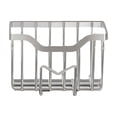 thumbnail image 2 of Fwttom Sponge for Kitchen Sink Movable Kitchen Sink Caddy with Shape Hook Stainless Steel Hanging Sponge Caddy for Sponge Brush Sink Stopper Organizer, 2 of 6
