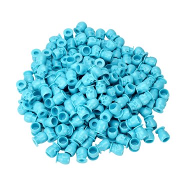 200pcs Ink Caps Cups with Base Thickened Pigment Cups for ink Microblading Makeup ing Supplies