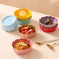 thumbnail image 2 of Qeeadeea Small Round Baking Dish Set Of 2, Round Ceramic Pie Plate, Colorful Ceramic Casserole Dish-Khaki-15x15x5cm, 400ml, 2 of 7