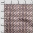 thumbnail image 1 of oneOone Georgette Viscose Fabric Leaves & Floral Block Print Fabric BTY 42 Inch Wide, 1 of 5