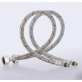 thumbnail image 2 of Faucets Hardware Water Supply Line Connector Set for Hot and Cold Flexible Stainless Steel 2Pcs, 2 of 2