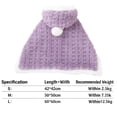 thumbnail image 2 of Cape à Capuche Confortable pour Petits Chiens et Chats Couverture Chaude pour Animaux de Compagnie, 2 of 4