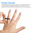 thumbnail image 4 of Men Women Silicone Ring - 8pcs/4PCS, Flexible & Durable Silicone Wedding Bands, Comfortable Fit, Skin Safe - 8/4 Colors Silicone Wedding Rings Perfect Gift for Anniversary Birthday, Size 8 9 10 11 12, 4 of 7