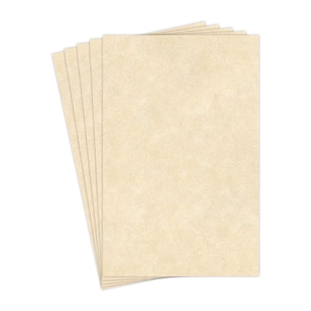 Natural Stationery Parchment Paper | 24 Lb Bond / 60 Lb Text / 90 Gsm Paper | 50 Sheets Per Pack | 11 X 17 Inches