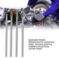 thumbnail image 3 of Long Double Cut  Files, Cylinder Heads Grinding 4pcs Long Carbide  File Set Drilling Tool 0.25inch Shank  for Aviation Repair, 3 of 7