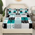 thumbnail image 3 of Erosebridal Gymnastics Lover Bed Sheets Set Full Size, Ballet Dance Bed Sheets Full, Sports Patchwork Decor, 4pcs, 3 of 7