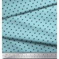 thumbnail image 3 of Soimoi Modal Satin Fabric Swallow Bird Small Print Fabric by The Yard 42 Inch Wide, 3 of 3
