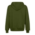 thumbnail image 4 of SROBPTY Chandails pour Femmes, Grande Taille Mode Chandail à Capuchon Décontracté à Manches Longues pour Femmes, Hauts de Chandail Amples pour Dames Vert Armée, TG, 4 of 5