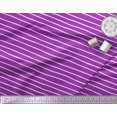 thumbnail image 2 of Soimoi Purple Rayon Fabric Vertical Stripe Decor Fabric Printed Yard 42 Inch Wide, 2 of 5