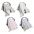 thumbnail image 4 of Vera Dizzy 100% Cotton Baby Car Seat Cover (Light Blue Doggie), 4 of 4