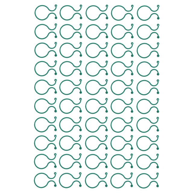 Rdeghly Plant Support Clips Flower Clips Easy To Use For Garden