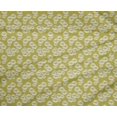 thumbnail image 4 of oneOone Cotton Poplin Lime Green Fabric Florals Craft Projects Decor Fabric Printed By The Yard 56 Inch Wide, 4 of 4