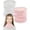 Rosa, blanco, variant on 2 Pack Kids Neck Warmer Winter Knitted Neck Gaiters with Warm Thick Fleece Lined Ski Scarf for Boys and Girls