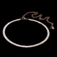 thumbnail image 4 of Ceinture Chaîne de Taille pour Femmes à 3 Rangées en Cristal, Ceinture de Taille, Or, 4 of 9