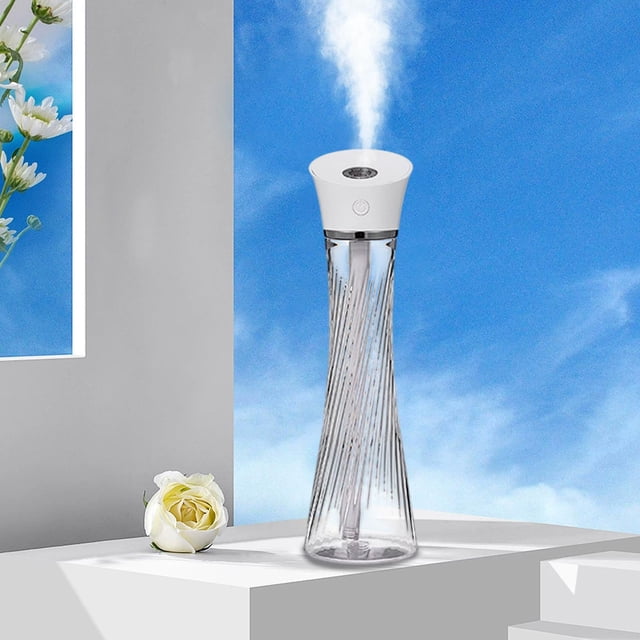 CaiYueKe USB Humidifier Portable Desktop Personal Mini Cool Mist Aromatherapy Diffuser Quiet Ultrasonic Air Moisturizer for Home Office Travel