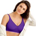 thumbnail image 1 of Bali Soutien-Gorge Sans Armatures Taille Intelligente pour Femmes Comfort Revolution - Meilleur Vendeur, S, Raisin, 1 of 1