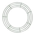 thumbnail image 1 of Metal Wreath Frame Wire Round Wreath Rings Wire Wreath Frame for New Year Party Green 40cm, 1 of 8