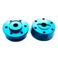 thumbnail image 1 of ZheElen 2pack/lot Adaptateur de Moyeu de Roue avant en Aluminium pour Course de Roche Axiale AX90026 AX31010 Crawler Désert Buggy Blue, 1 of 6