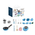 thumbnail image 1 of BotaniNest 22Pcs Kids Kitchen Food Grade Stainless Steel Kids Cooking Real Food Making For Children 7 14 Beginner Cooking Educational, 1 of 5