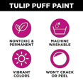 thumbnail image 5 of Tulip Dimensional Fabric Paint 4oz-Sparkles - Cotton Candy - FLSK-4-4, 5 of 5